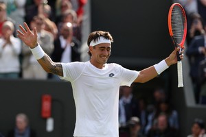 “Creo que tuve mucha suerte hoy, no sé qué hice", dijo Comesaña luego del batacazo. Crédito: Reuters