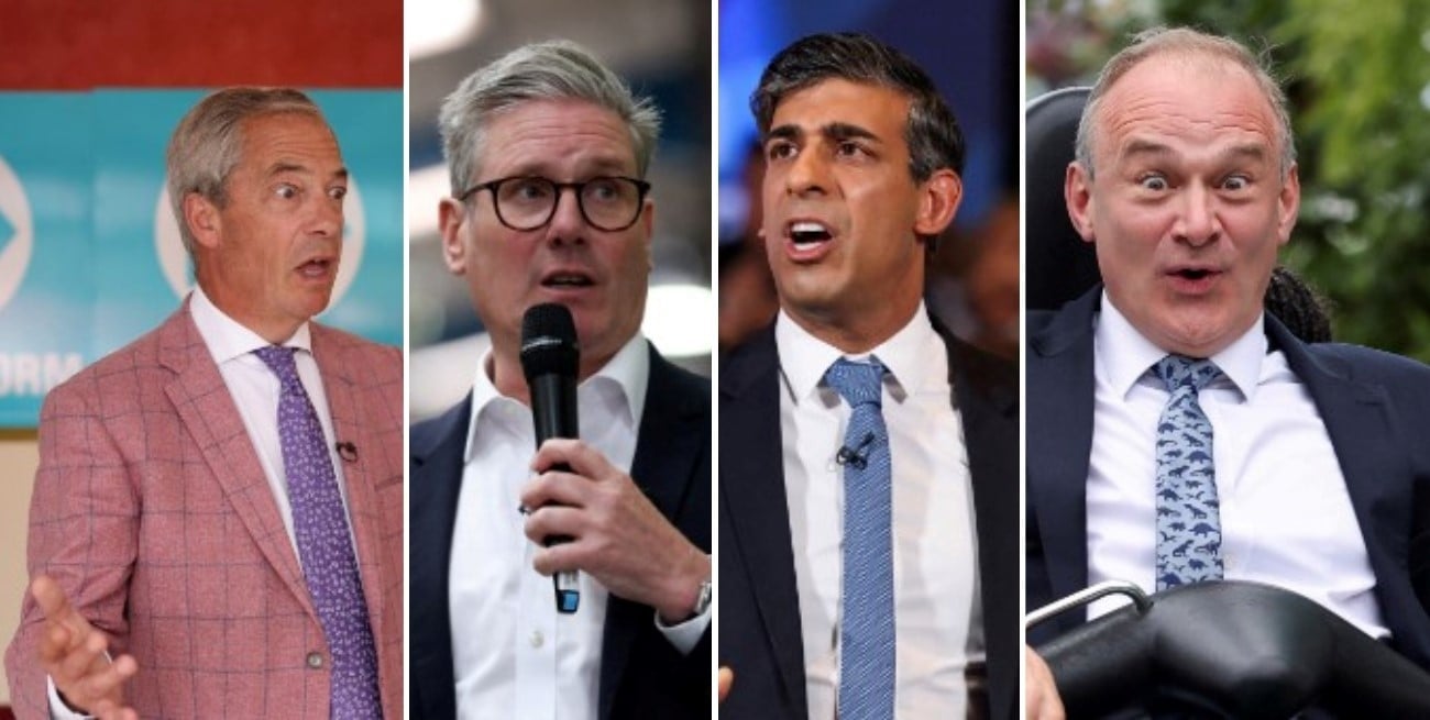 Cuáles son los principales partidos y sus candidatos a primer ministro en Reino Unido