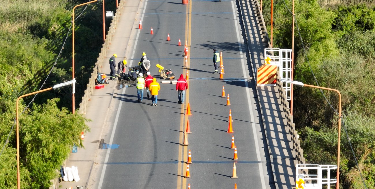 Tránsito interrumpido en el Carretero por trabajos de reparación