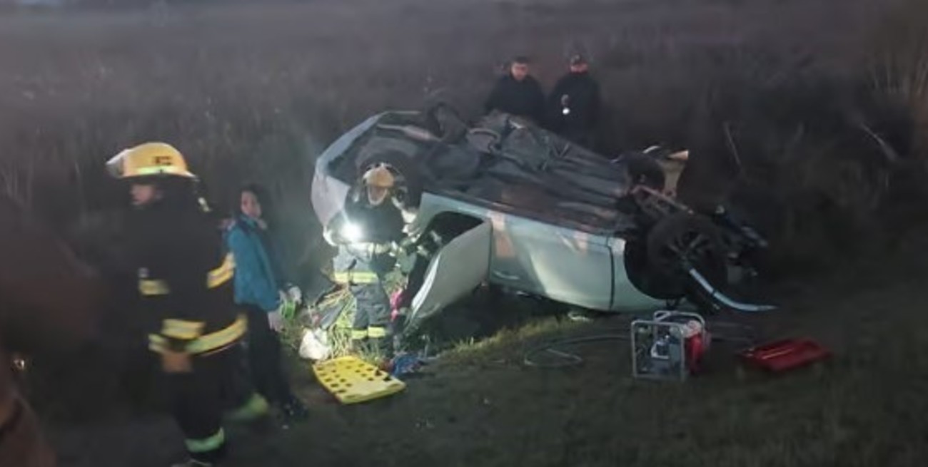 Manejaba borracho y provocó un accidente con heridos graves en la Ruta 1