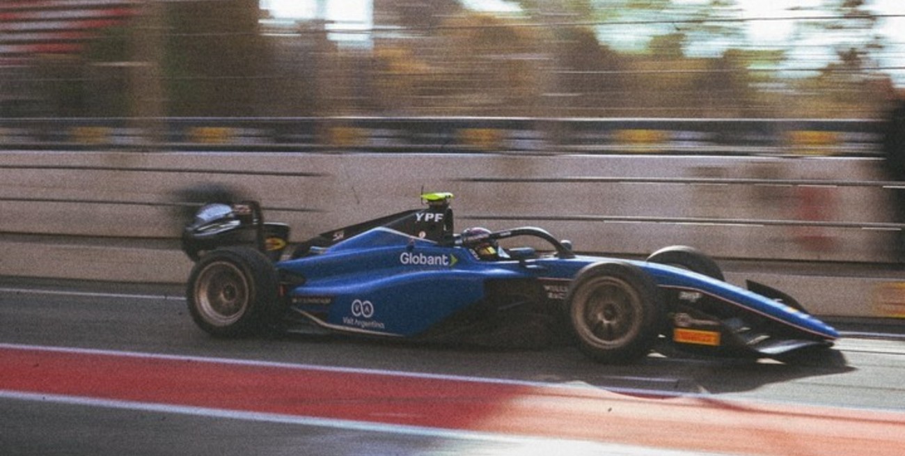 Colapinto cerró su fin de semana de ensueño con un cuarto puesto en al Fórmula 2