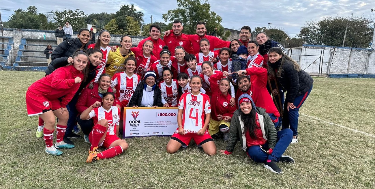 Copa Santa Fe de fútbol: Unión volvió a golear a Gimnasia de Vera y está en cuartos