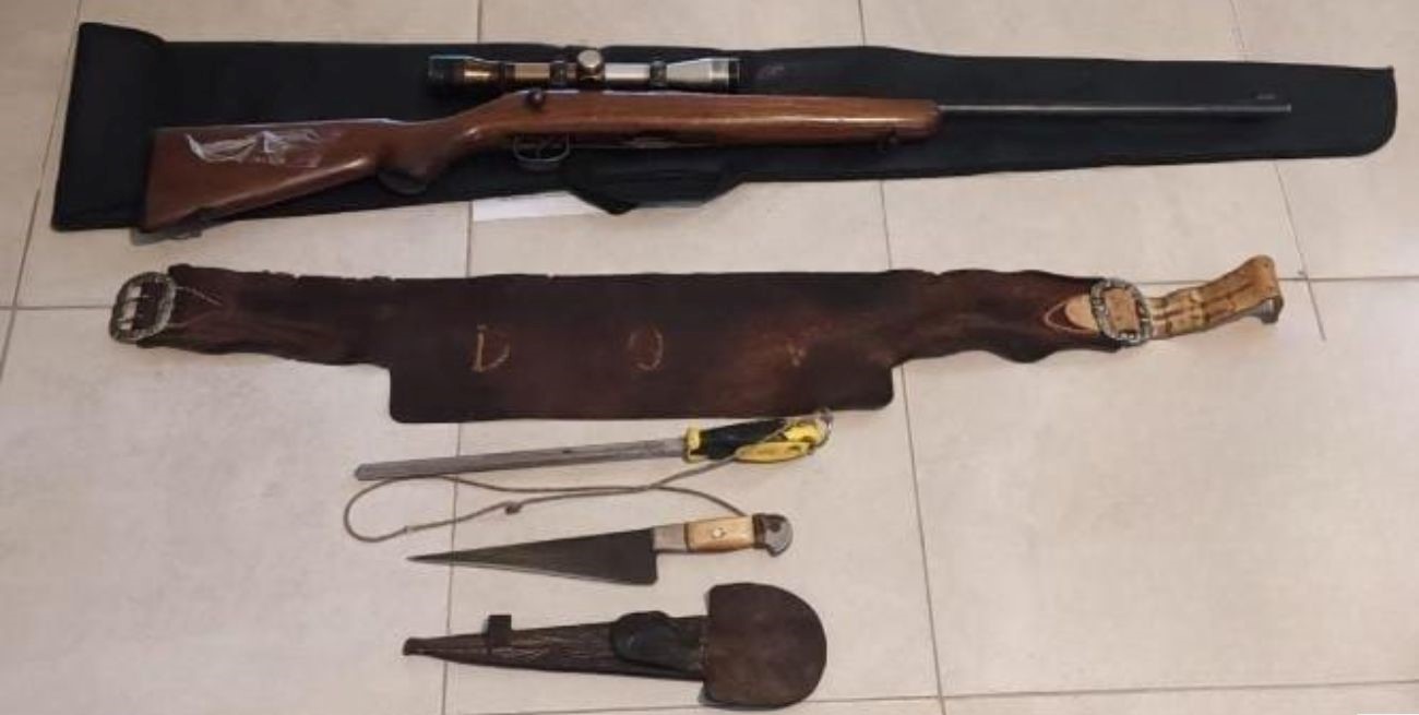 Policías rurales secuestraron armas, municiones e incautaron pescados en Santa Fe