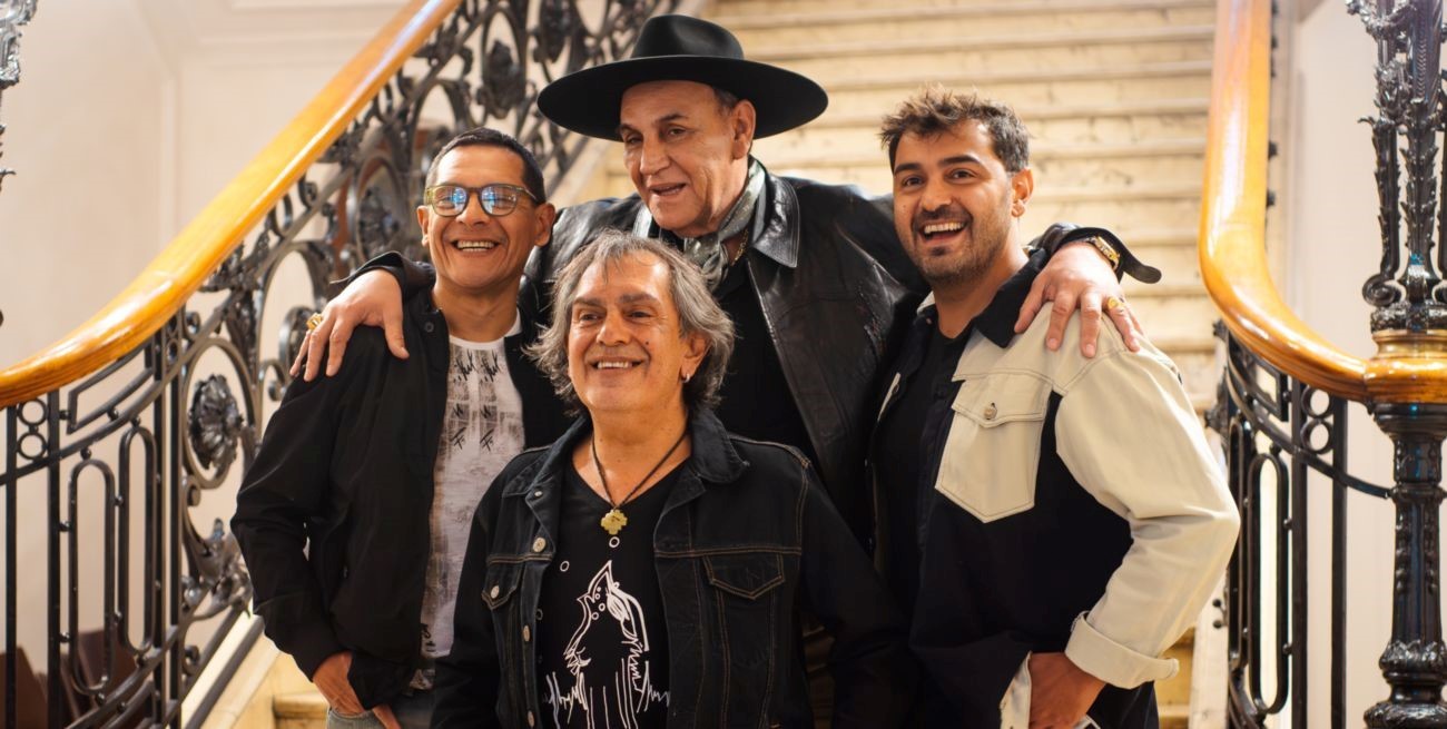 Nocheros junto al Chaqueño Palavecino en "Mi última carta"