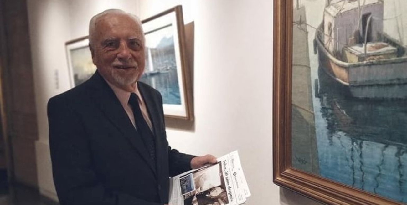 Norberto Luppi, el pintor de Firmat que expone en España