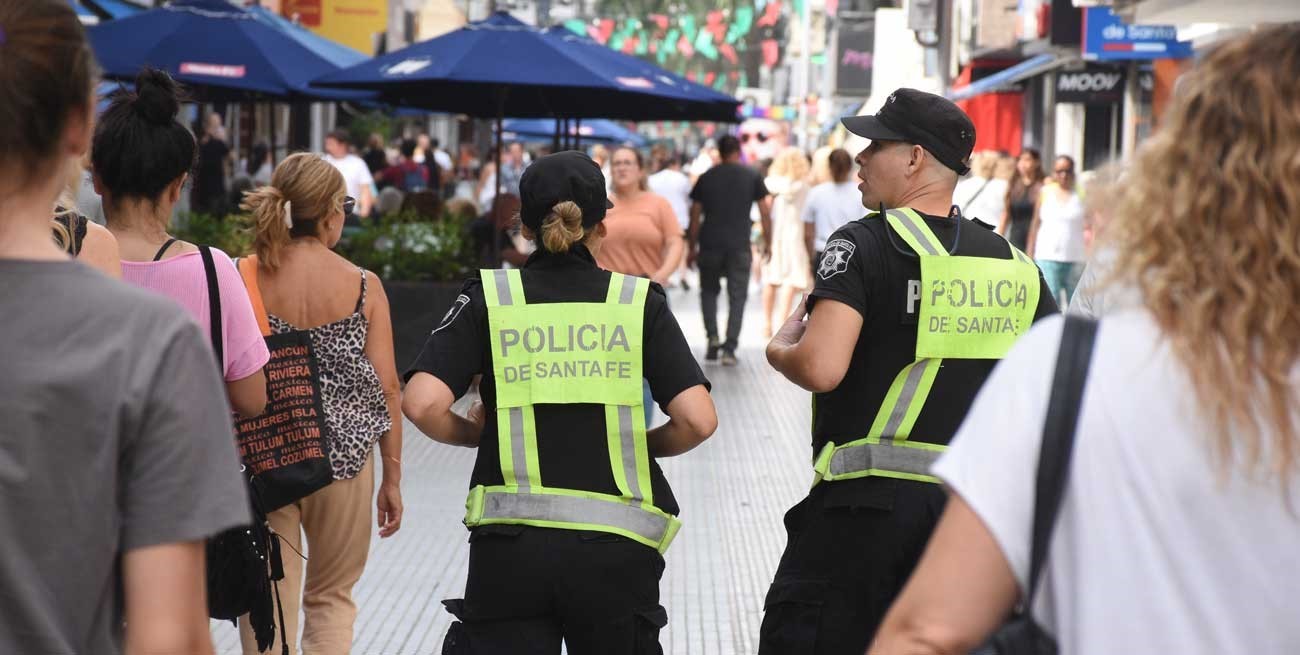 Robo, persecución y detención en plena peatonal santafesina