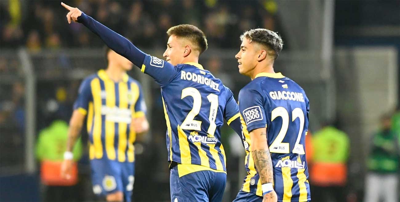 Central goleó a Sarmiento en Rosario: mirá los goles