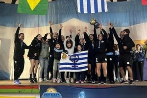 Los uruguayos festejaron en Chajarí.