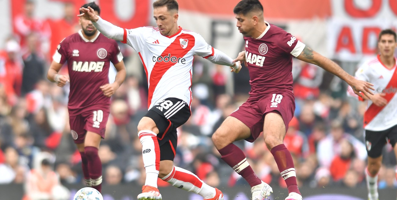 En un final electrizante, River empató con Lanús en el Monumental