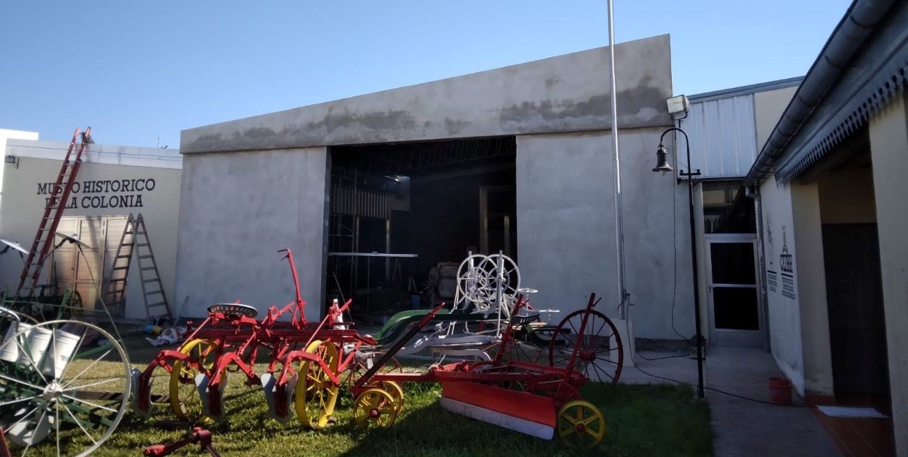Las obras del nuevo salón del Museo Histórico no se detienen en Humboldt