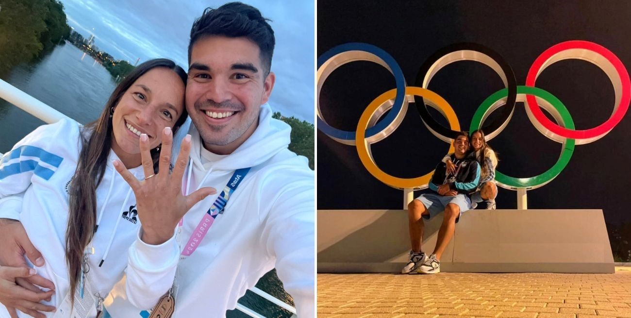 Amor olímpico: Pablo Simonet, de los Gladiadores, le pidió casamiento a Pilar Campoy de Las Leonas