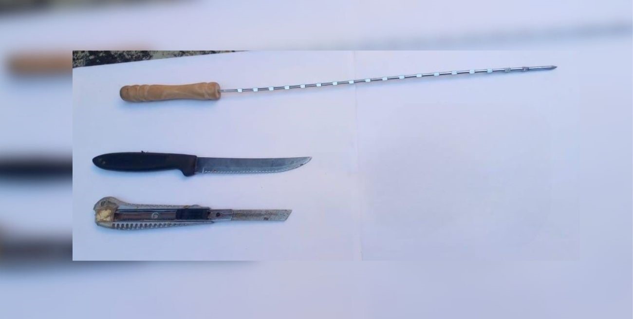 Amenazó con una trincheta al guardia de un shopping y terminó detenido