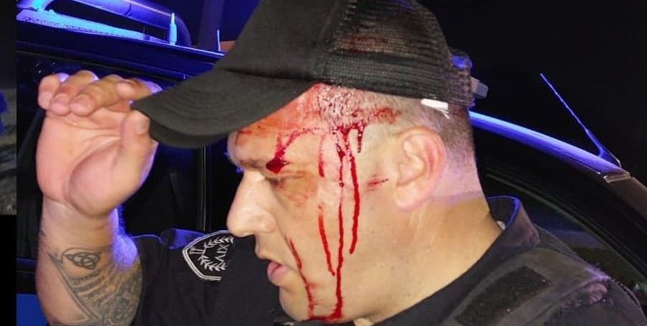 Enfrentamiento entre la policía y personas que intentaron tomar terrenos en Avellaneda