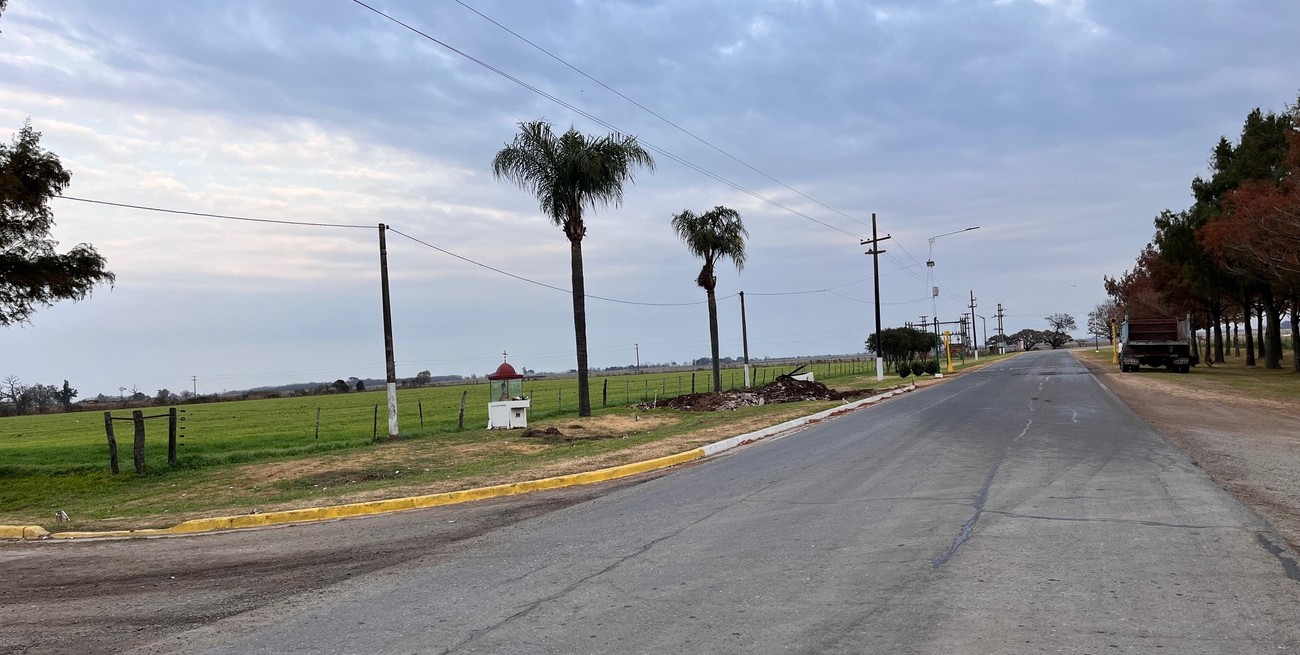 Comenzaron los trabajos del "Paseo de la Virgen", en el ingreso a San Agustín