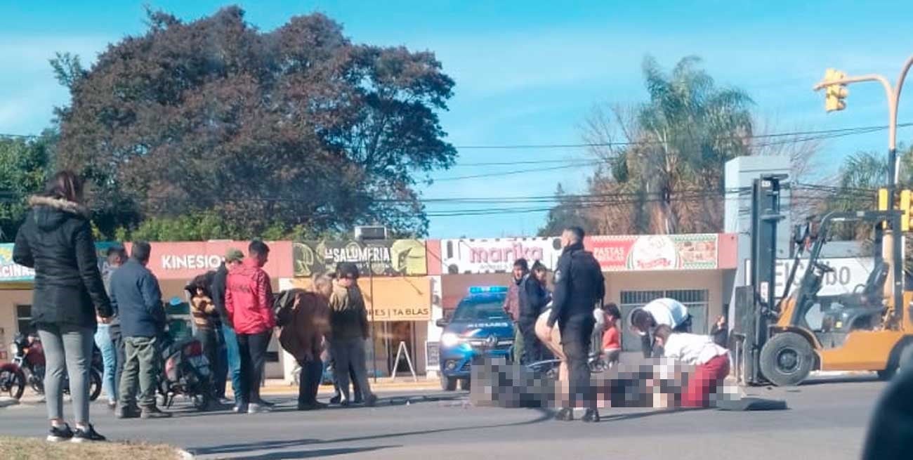 Motociclista fallecido al impactar con un sampi en la ruta 1