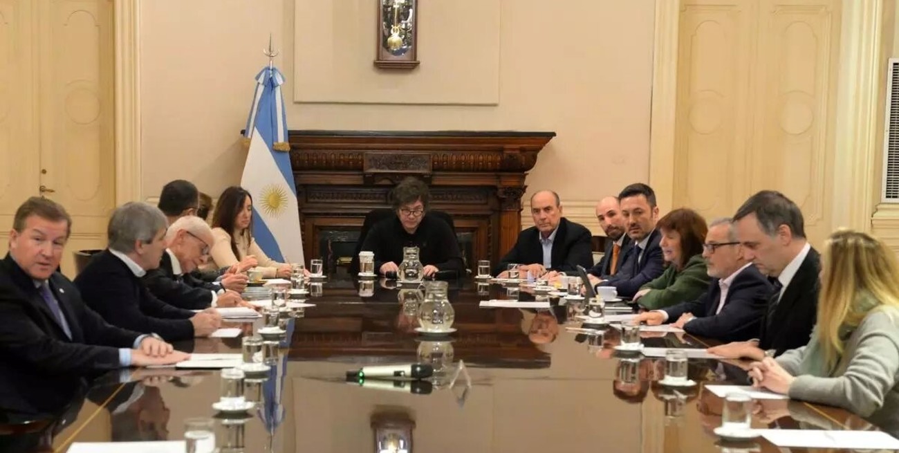 Milei y Villarruel volvieron a verse las caras en la reunión de Gabinete de este martes en Casa Rosada