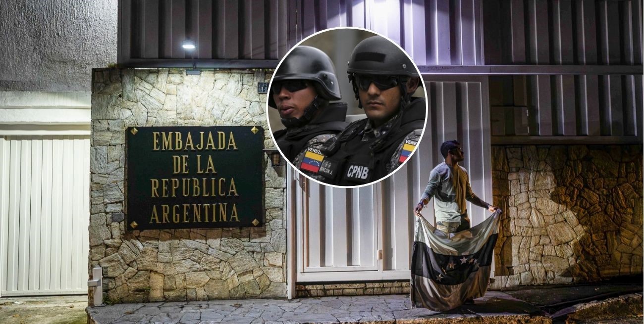 Venezuela: la policía de Maduro trató de tomar la Embajada Argentina
