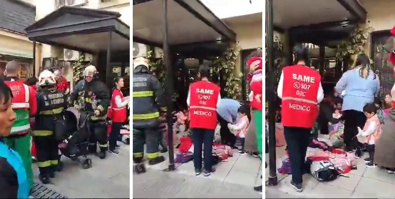 Un jardín de infantes fue evacuado y 65 niños fueron asistidos por intoxicación de monóxido de carbono