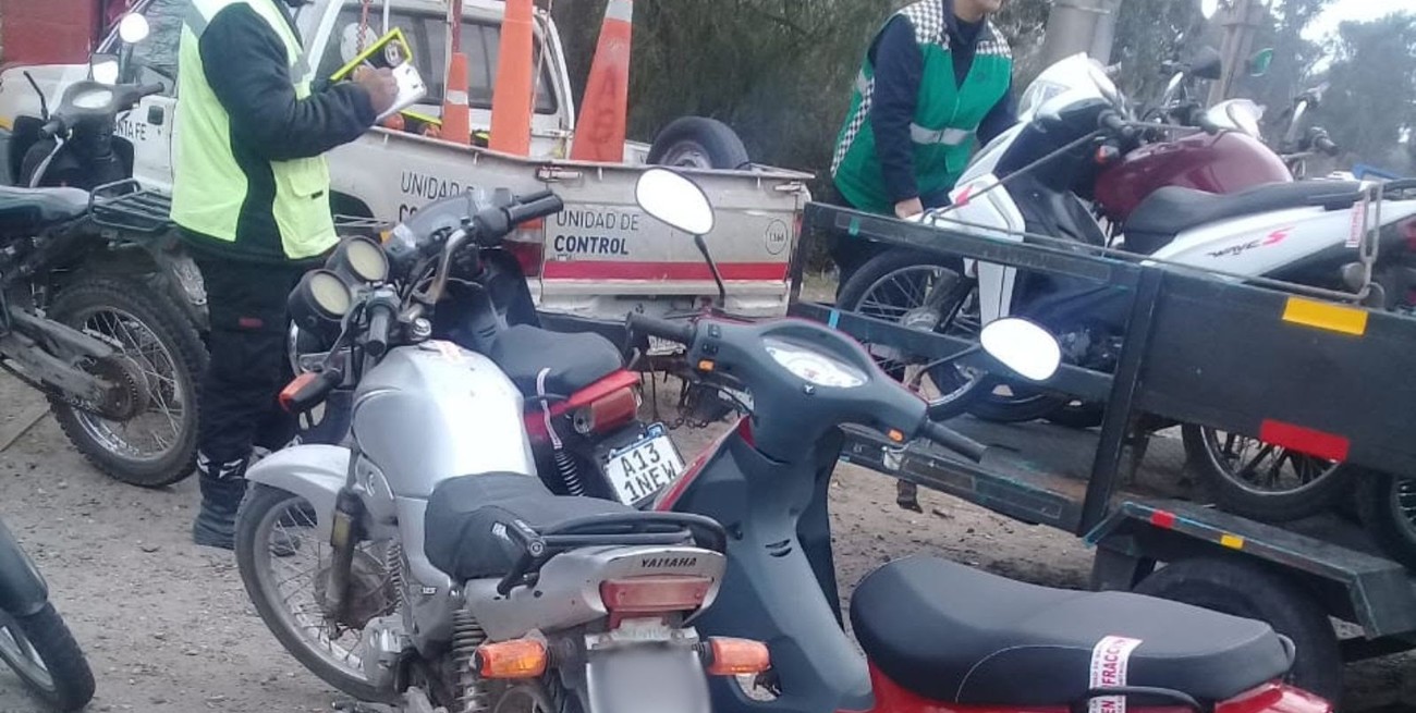 Puente Carretero: retuvieron 43 motos en apenas dos días