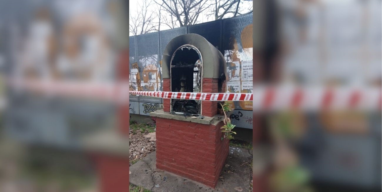 En María Selva: rompieron una imagen de la Virgen del Rosario y quemaron la ermita
