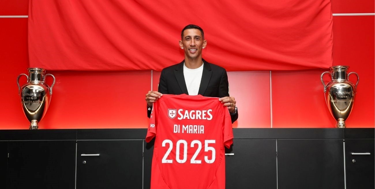 Benfica anunció la renovación de Ángel Di Maria