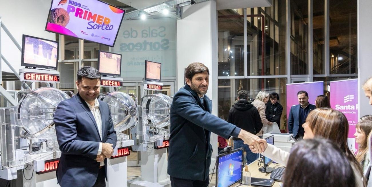 La provincia de Santa Fe realizó el primer sorteo de los créditos hipotecarios Nido