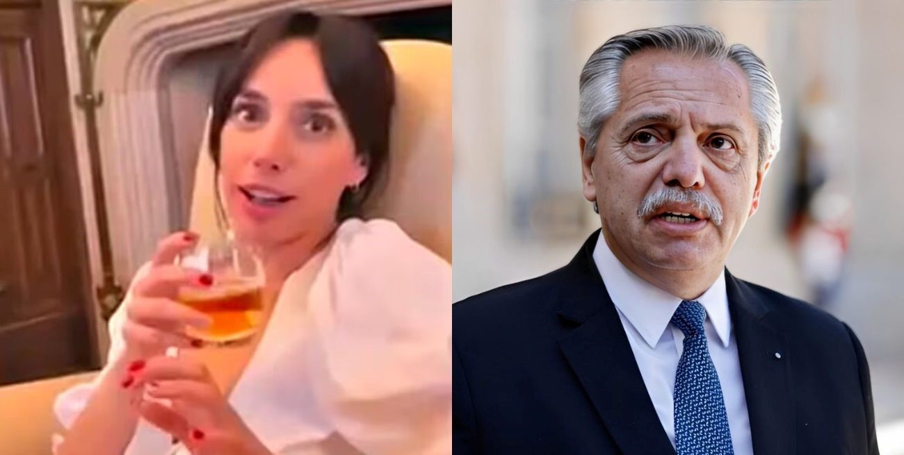Se filtró un polémico video de Tamara Pettinato con Alberto Fernández en el despacho presidencial