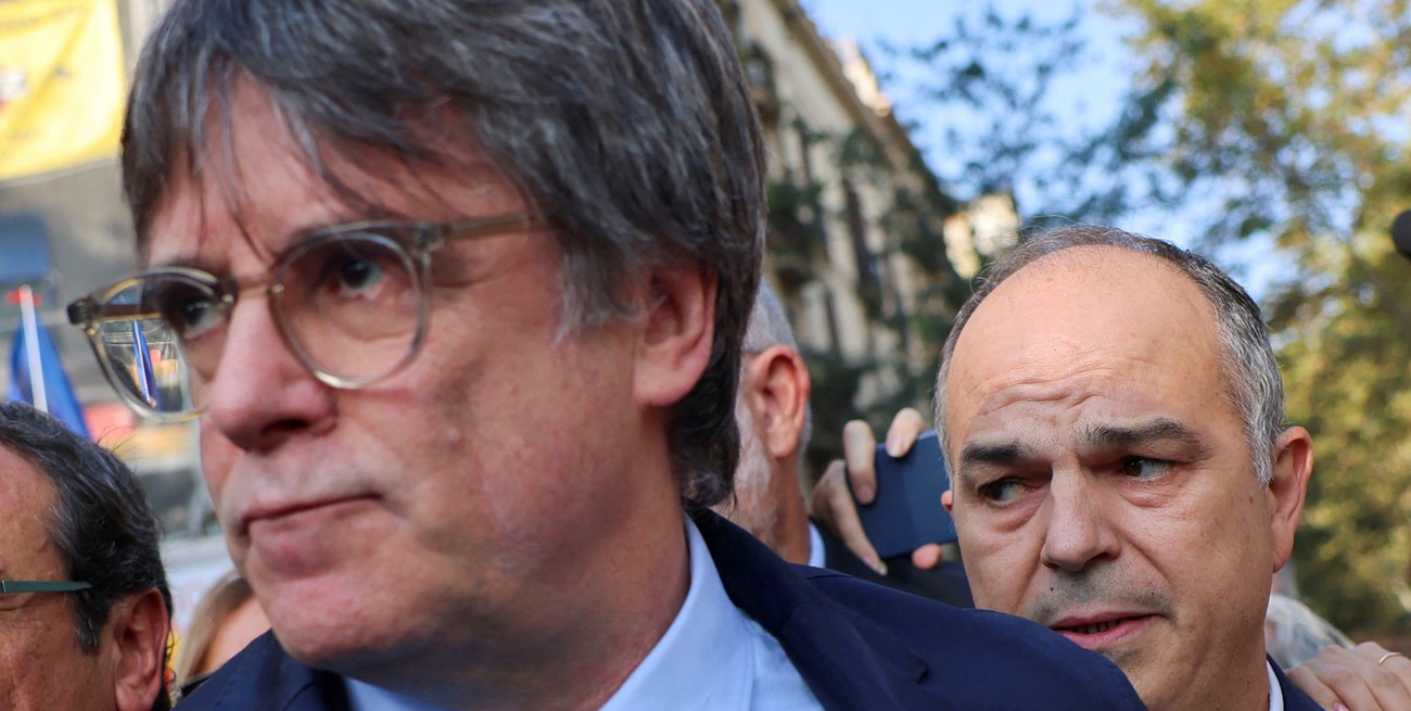 Tras reaparecer en Barcelona y volver a huir, Puigdemont confirmó que volvió a Bélgica