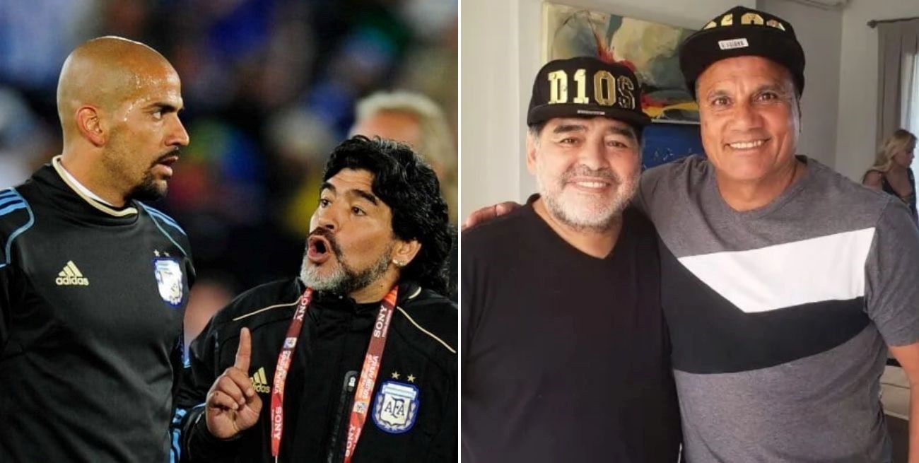 El “Negro” Enrique y Verón criticaron a Adorni por “olvidarse” a Maradona