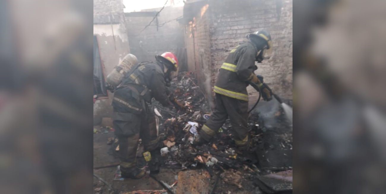 Incendio en una casa de la zona noroeste de la ciudad de Santa Fe