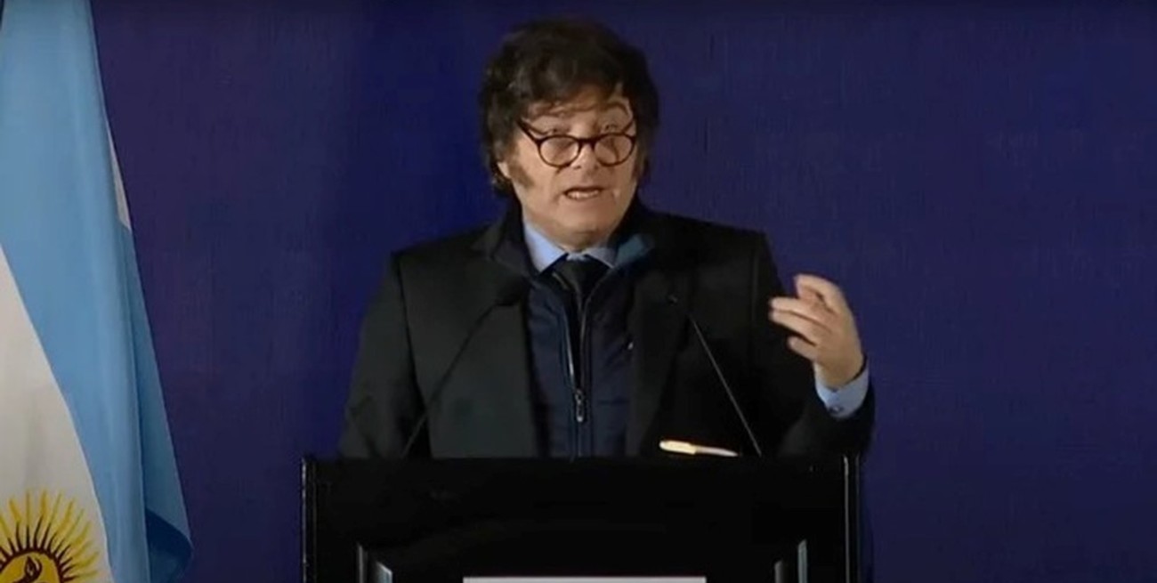 Ante inversores inmobiliarios, Milei acusó a Fernández de cometer "delitos aberrantes"