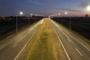 El corredor vial es el más importante de la provincia. Foto: Fernando Nicola