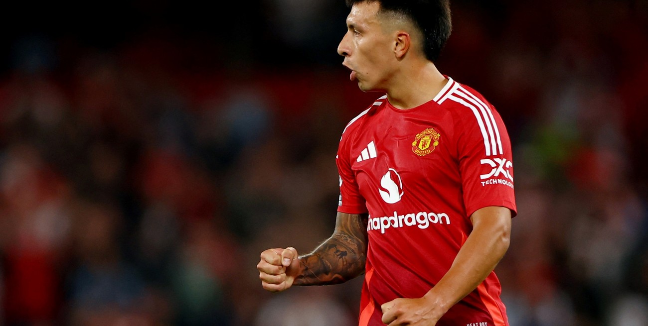 Con "Licha" Martínez y Garnacho, Manchester United comenzó con un triunfo ante Fulham