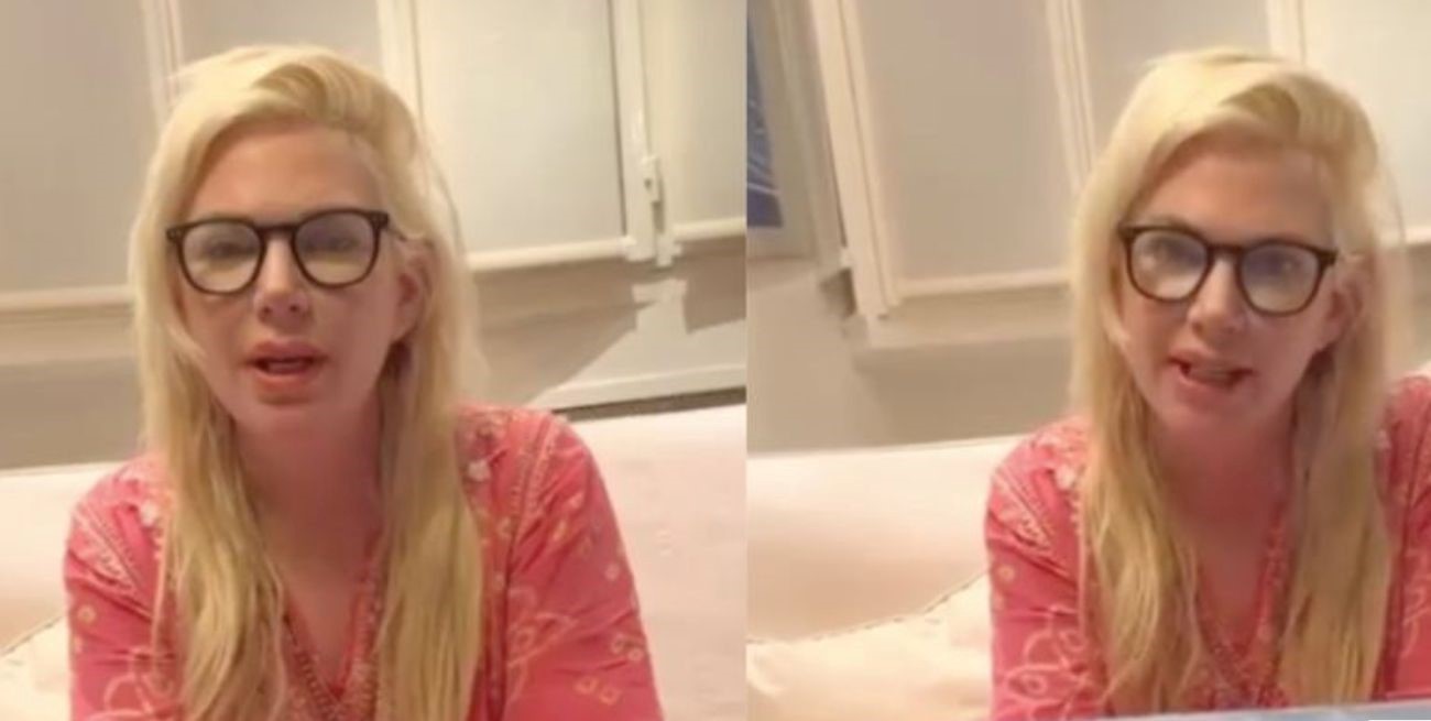 Esmeralda Mitre desmintió rumores sobre su salud mental con video desde su casa