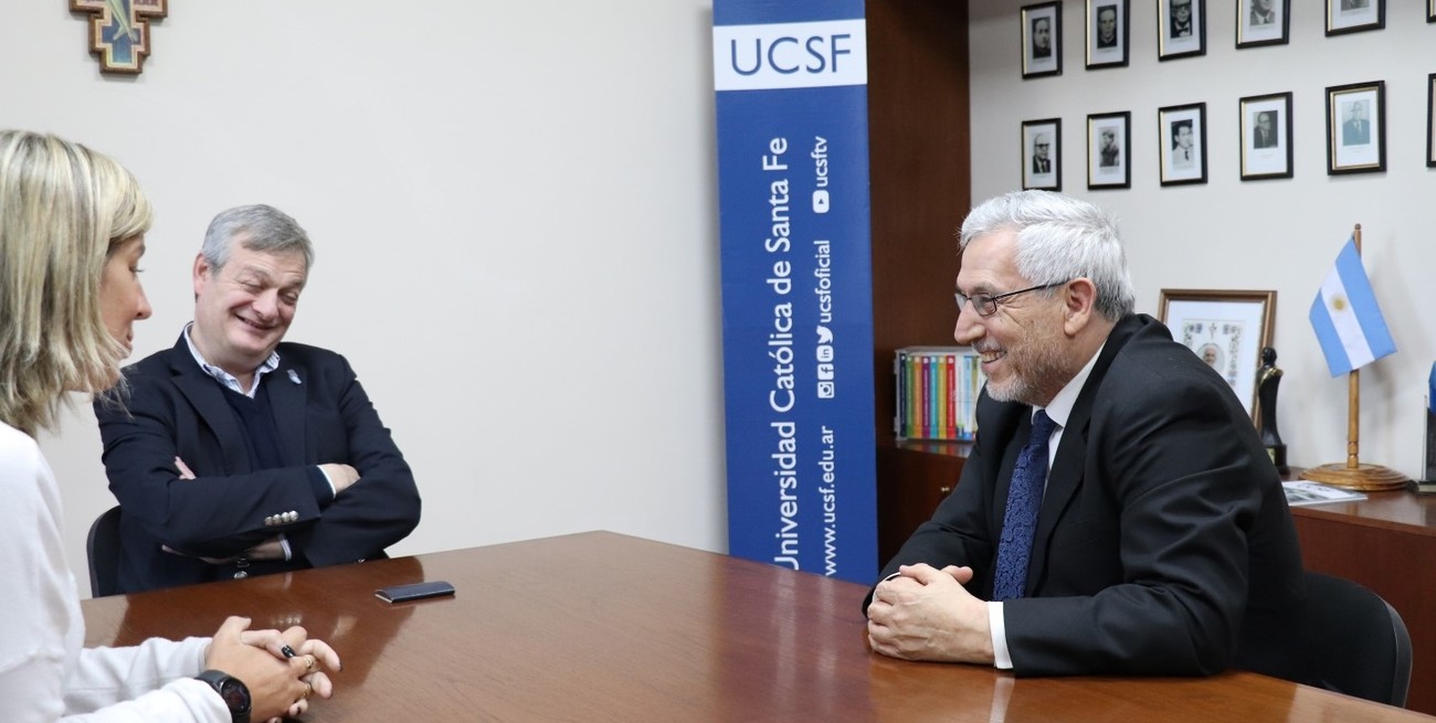 UCSF y la Embajada de EEUU en Argentina coordinan proyectos internacionales