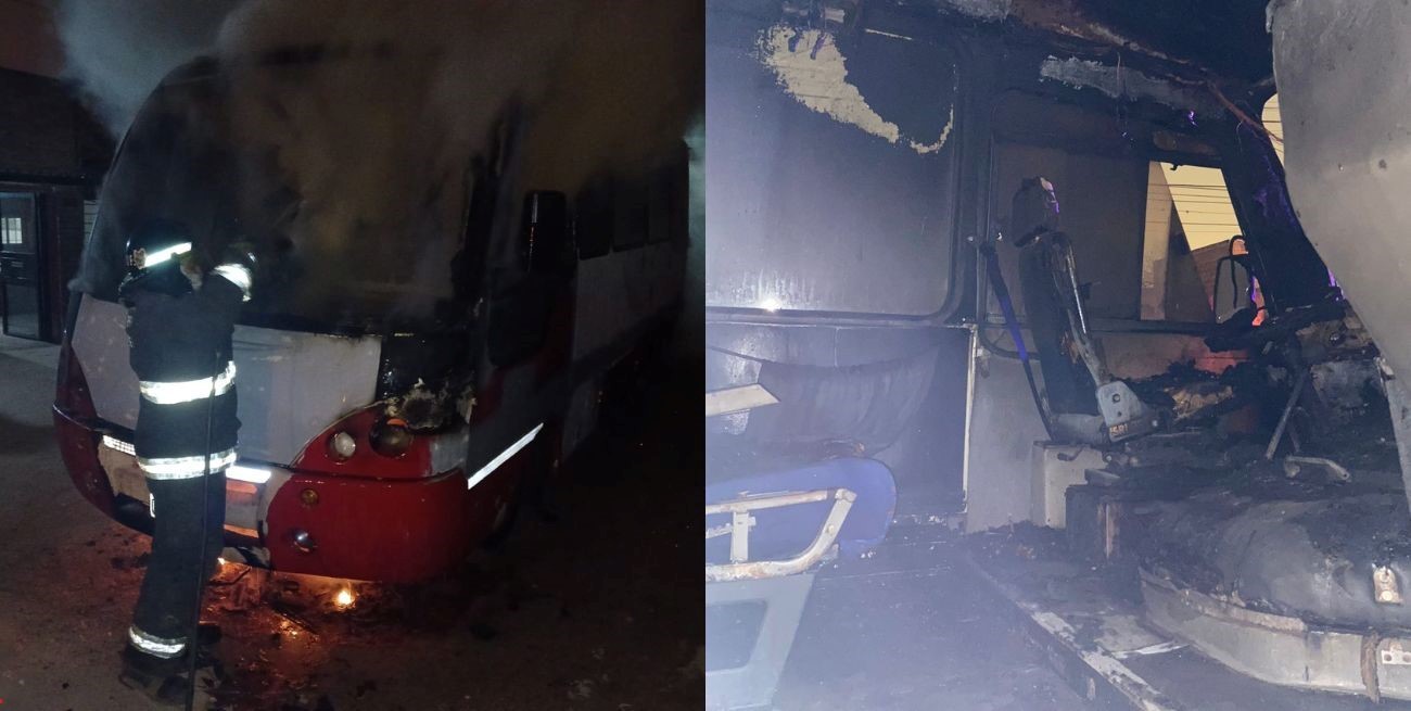 Incendiaron el colectivo del grupo musical Cali