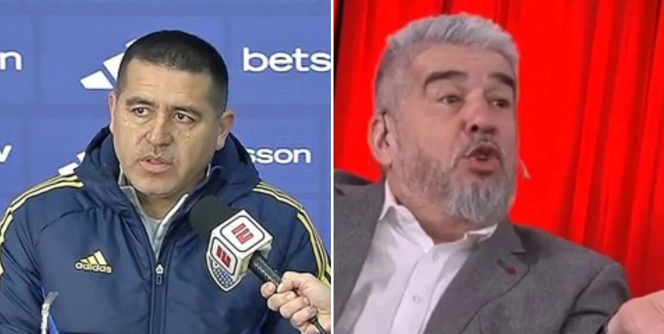 Video: al aire, Riquelme se cruzó con el "Chavo" Fucks y abandonó la entrevista