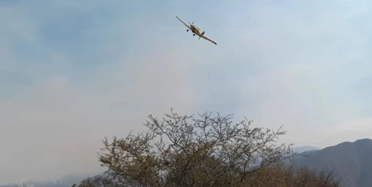 Hallaron el avión hidrante que era buscado en La Rioja pero no hay novedades del piloto