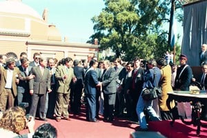 Jura de la Constitución, en el Palacio de San José.