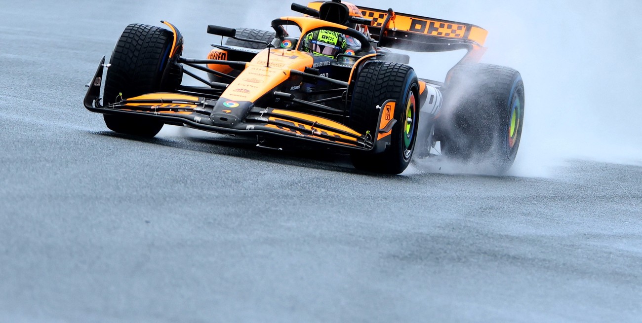 Norris se quedó con la primera práctica libre en Zandvooror