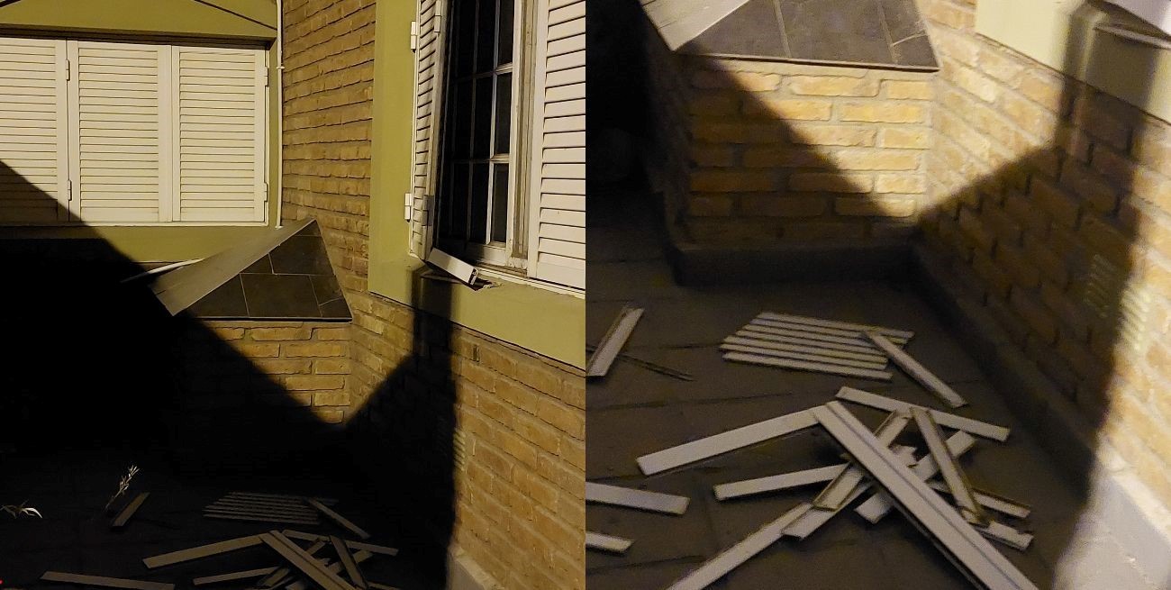 Barrio Jardín Mayoraz: un ladrón oportunista en la casa de un vecino