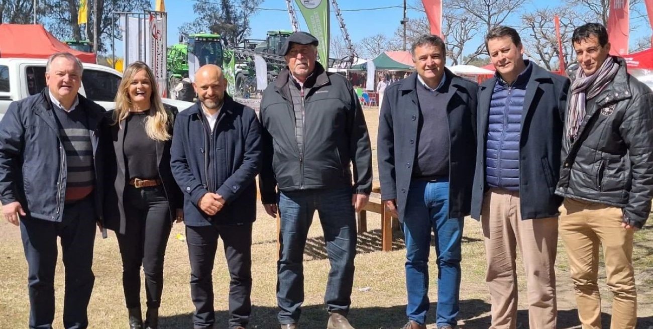 Michlig y Puccini destacaron en la ExpoTotal de San Cristóbal el potencial productivo de la región