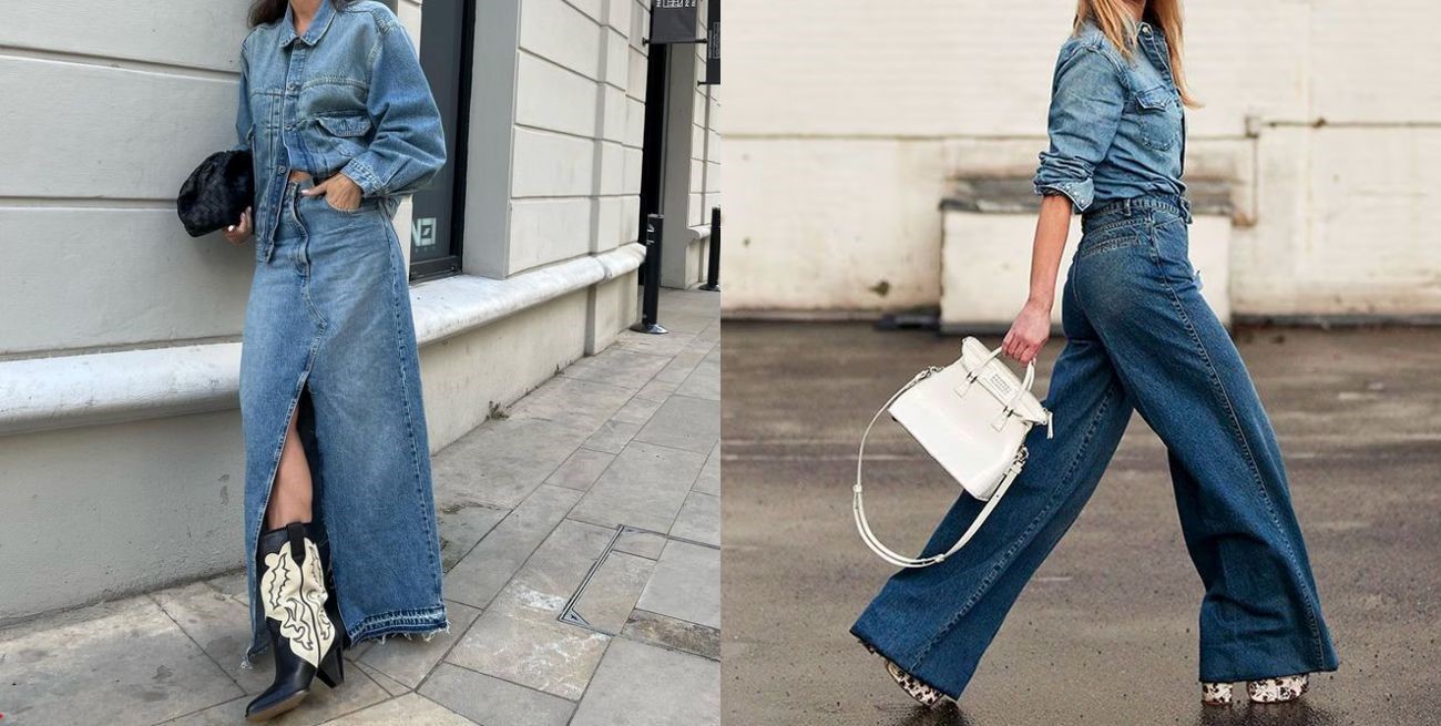 Tendencia "Y2K": el regreso del look total denim y cómo llevarlo