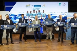 Este jueves, en las modernas instalaciones del Grupo Benuzzi en Bulevar Gálvez y Avellaneda, de la ciudad de Santa Fe, se llevó a cabo la presentación de “la previa” del evento que marcará un antes y un después en la historia del rugby local. Fotos: Franco Perego.