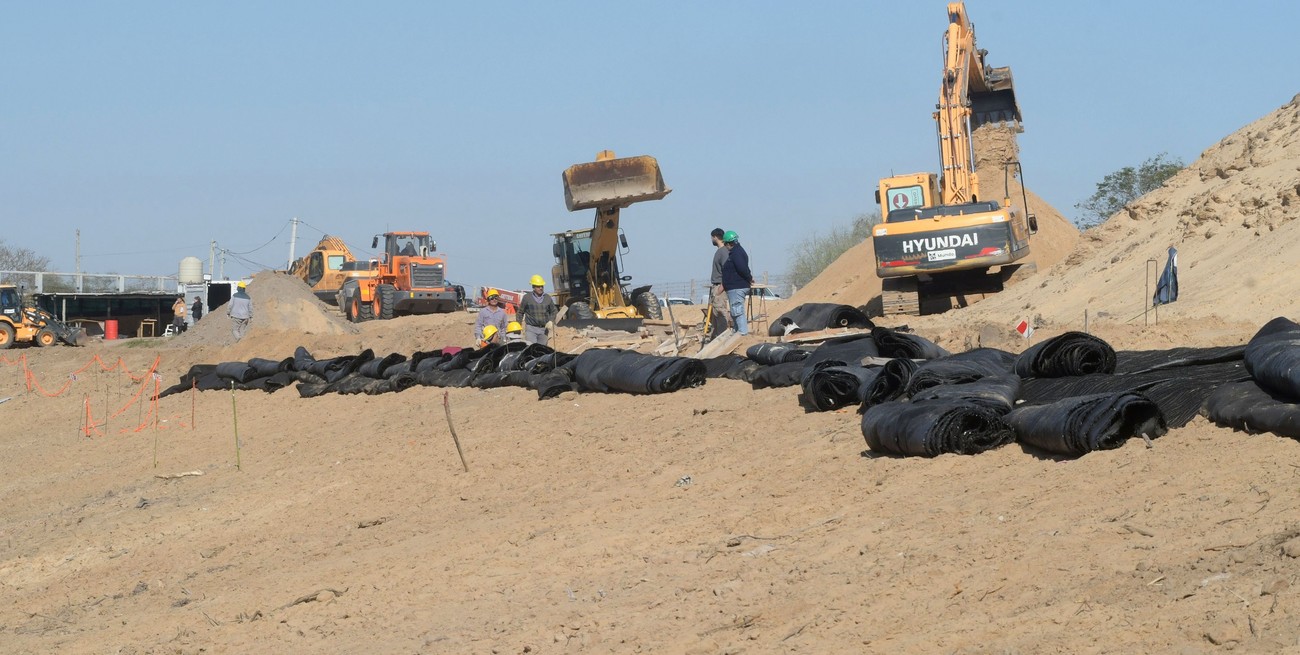 La reparación del terraplén Garello en Colastiné Norte demandará otro año más