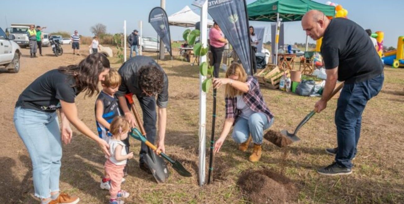Plan Estratégico de Forestación: en Esperanza se plantaron 600 árboles en ocho meses