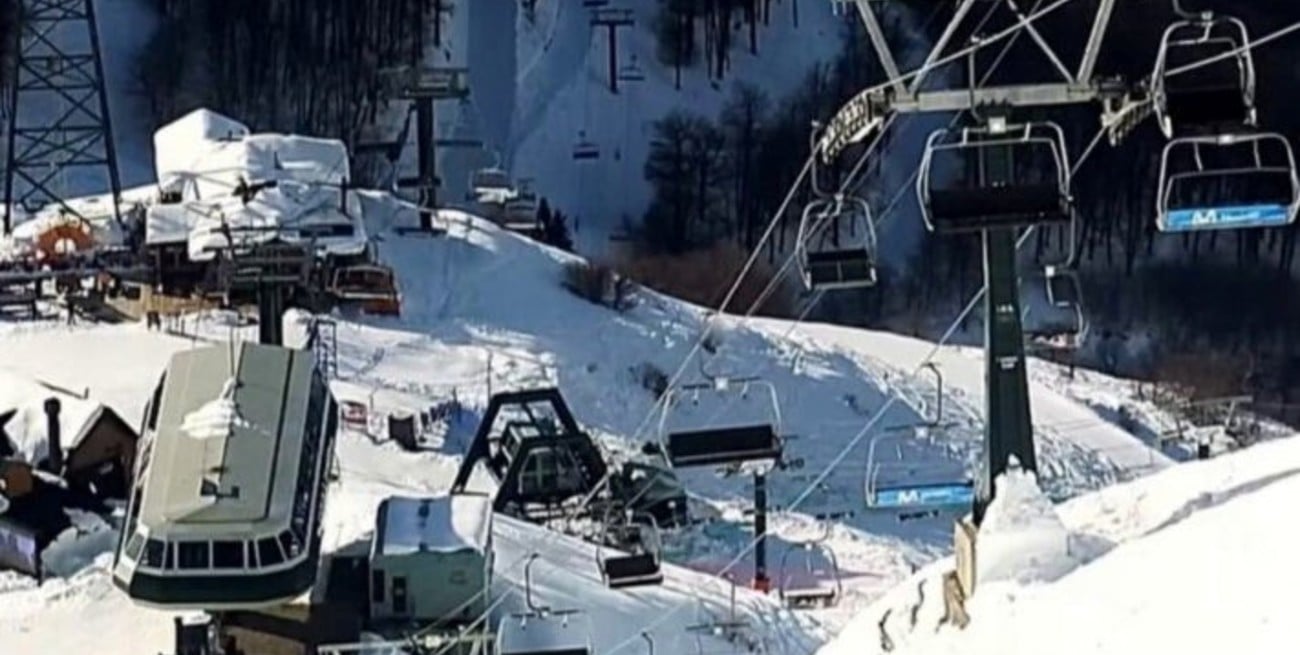 Está grave una adolescente de 13 años que se accidentó en la pista de esquí del Cerro Catedral