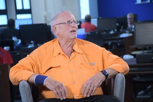 El ex diputado nacional y ex convencional constituyente Luis Cáceres confesó un olvido en un brindis con periodistas. Crédito: Flavio Raina 