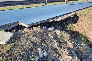 En abril de 2023, El Litoral daba cuenta de un importante socavón en la zona antes mencionada. El hundimiento se había provocado luego de intensas lluvias que cayeron en la capital santafesina.