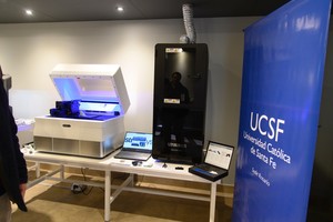 La presentación del laboratorio en Rosario, que cuenta con tecnología 3D única en el país. Foto: Marcelo Manera
